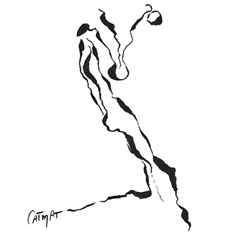 Girafe Encre de Chine CatMat